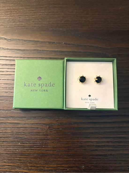 kate spade Jewelry - NEW Kate Spade Black Stud Earrings